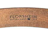Brown Italian Leather Belt by FLORSHEIM