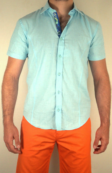 MIZUMI Short Sleeve Woven (speck)