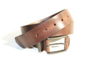 Brown Italian Leather Belt by FLORSHEIM