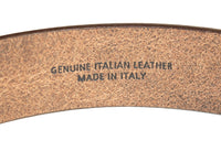 Brown Italian Leather Belt by FLORSHEIM