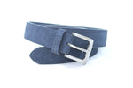 Navy Suede Belt by STACY ADAMS