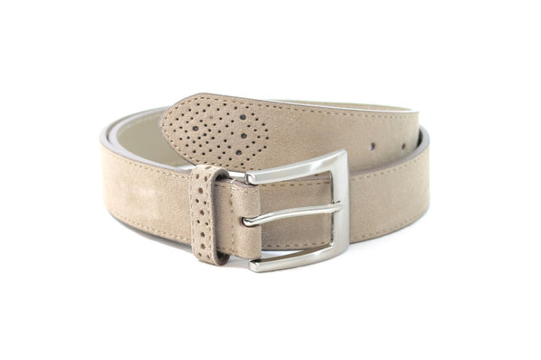 Sand Suede Belt by STACY ADAMS