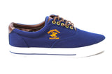 Low Top Canvas Sneakers (Navy)