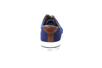 Low Top Canvas Sneakers (Navy)