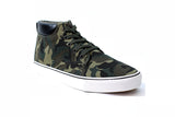 Mid Cut Camouflage Sneakers (Green)