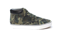 Mid Cut Camouflage Sneakers (Green)