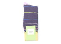 Black Multi Stripe Socks
