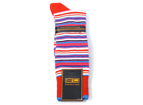 Red Candy Striped Socks