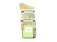 Tan Mixed Stripe Socks