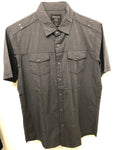DARKBLACK Short Sleeve Woven (CHARCOAL)