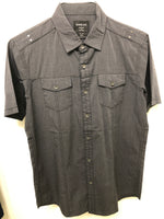 DARKBLACK Short Sleeve Woven (CHARCOAL)