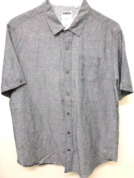 PROJEK RAW Short Sleeve Woven - linen (grey)